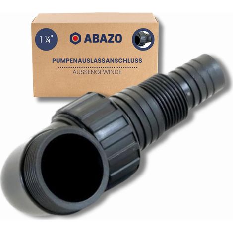 Raccord de pompe, raccord de sortie de pompe, filetage extérieur 1/1/4" pour pompes de jardin, raccord pour pompes de fontaine (1/5)
