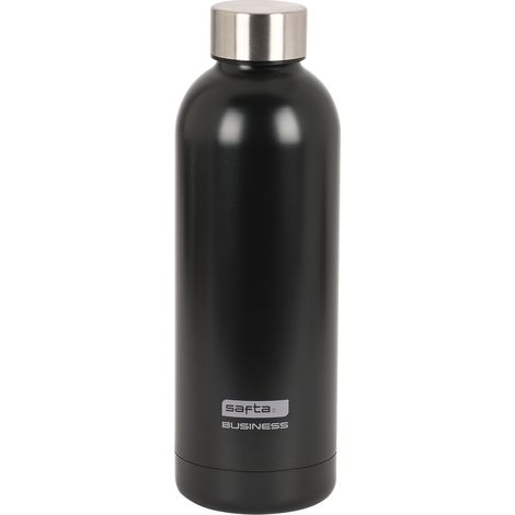 Botella cantimplora termo acero inoxidable 500ml de Safta Business &39Black&39 (1/2)