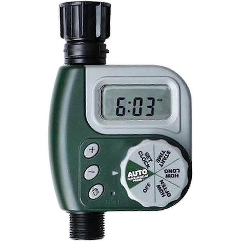 Minuteur d'arrosage, programmateur d'arrosage extérieur automatique, arroseur électronique (1/3)