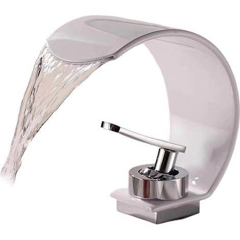 Robinet de lavabo, laiton, chromé, pour vasque et sanitaires (1/5)