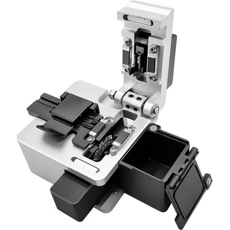Vollautomatischer Glasfaserschneider mit Sechskantschlüssel, hochpräziser Glasfaserschneider für 125 µm-Fasern (1/5)