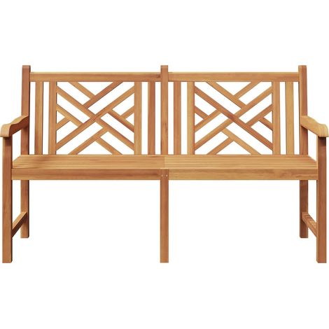 Banc de jardin Banc extérieur Banquette de jardin 150 x 60 x 90 cm Bois de teck massif (1/4)