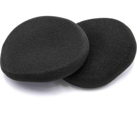 vhbw 2x Almohadillas oídos de repuesto compatible con Logitech H800 auriculares, cascos - negro (1/3)