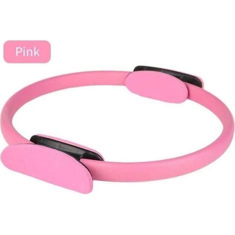 Cercle de Pilates 33 cm pour Renforcer Adducteurs, Bras et Abdominaux – Rose Ortviai (1/4)