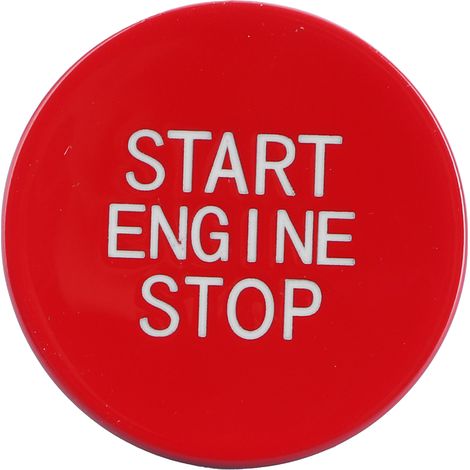 Roter Motorstart-Stopp-Knopf als Ersatzteil, passend für 3er-Reihe G20 G05 X5 G06 X6 G07 X7 (1/5)