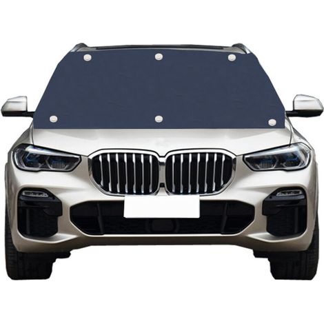 Pare-soleil magnétique pour pare-brise de voiture, protection solaire universelle contre le givre-DOU (1/4)