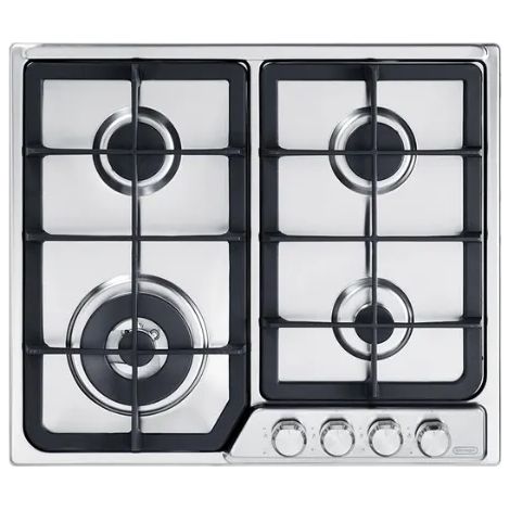 De’Longhi PFI 46 GH acier inox encastrable 60 cm Gas 4 foyer(s)