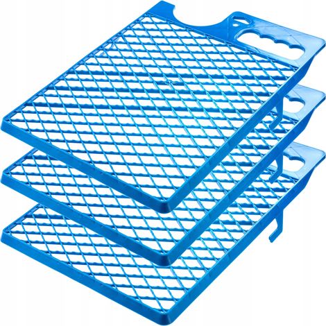 KADAX Abstreifgitter, 39 x 28 cm, Farbgitter aus Kunststoff, 3, blau