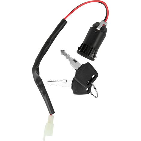 Interrupteur de Démarrage à Clé 2 Pièces pour Scooter et Vélo Électrique, Pièces de Rechange (1/5)