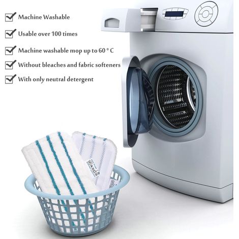 Filiyano-Ensemble de 8 lingettes pour balai vapeur Black & Decker (1/3)