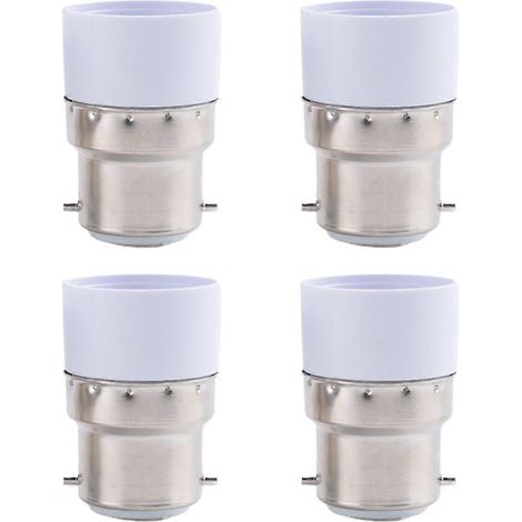 Adaptateur de douille B22 vers E14 pour ampoule (4 pièces), 220 V CA (1/5)