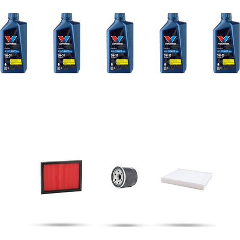 Kit tagliando 3 FILTRI e 5L OLIO compatibile con Infiniti FX 37 235kw dal 2008 (1/5)