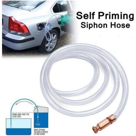 Tuyau Siphon Pompe Manuelle pour Carburant Essence Gasoil Eau Shaker Siphon Transférer Le Liquid Siphon Auto amorçant Tuyau de pompage Automatique (1/4)