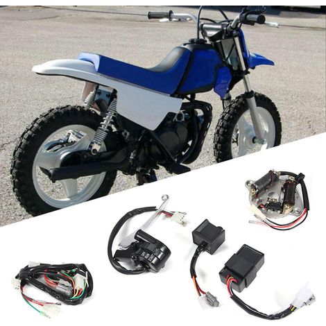 Aluminium-Kabelbaumsatz mit CDI-Schalter und Bremshebel für Yamaha PW50