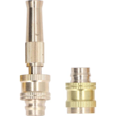Water Hose Nozzle G1/2 Internal Thread High Pressure 15mm Outlet Diameter Adjustable Spray Nozzle2 High Pressure Hose Nozzle Garden Hose Nozzle (1/5)