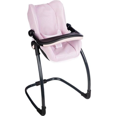 SMOBY - Maxi-Cosi - Siège auto rose + chaise haute - 3 en 1 - Pour poupées - À partir de 3 ans (1/5)