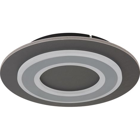 Globo - plafonnier - JAYDEN - anthracite - plastique - Ø 32cm - (1/5)
