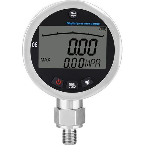 Manomètre hydraulique numérique 400BAR 0‑40Mpa 5800PSI avec connecteur G1/4 (1/5)