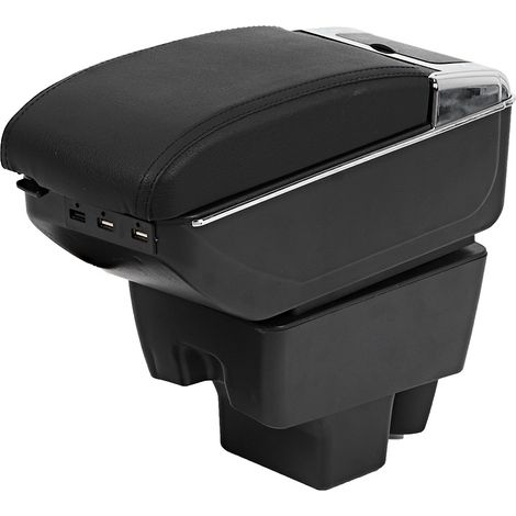 Boîte de rangement pour accoudoir central de voiture, compatible avec Skoda Rapid 2013-2018 (1/5)