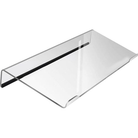 JSSEVN - Computer keyboard stand, tiltable acrylic keyboard riser for office, home, school (1/5)