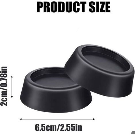 Patins Anti-vibrations - Caoutchouc Haute Qualité - Pour Machine À Laver Et Sèche-linge - Lot De 4 (1/5)