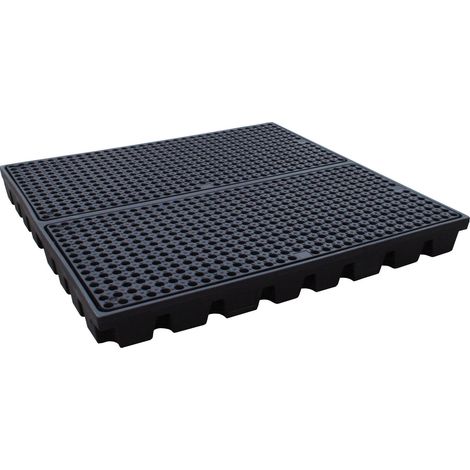 Plateforme de rétention 230L de L.1600 x l. 1600 x H.150mm - HU 0240 - CLAS Equipements (1/5)