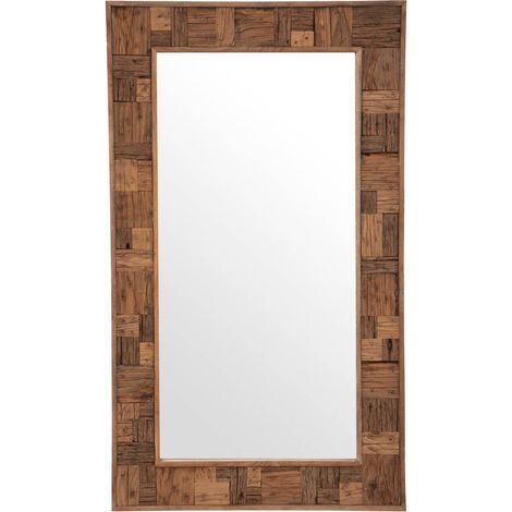 Espejo Ori - madera de acacia y cristal - 70x115 cm - Atmosphera créateur d'intérieur
