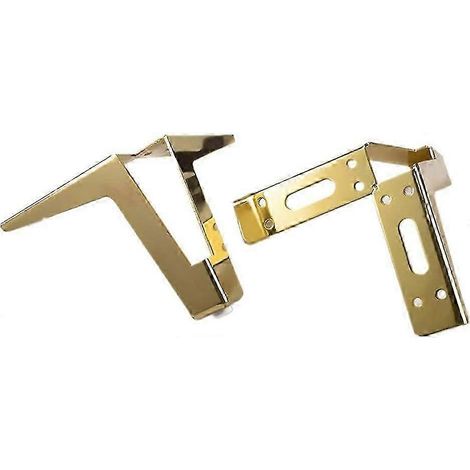 Ensemble de meubles de cuisine quatre pièces comprenant des pieds triangulaires creux, des pieds de canapé et des pieds de support pour meuble TV. (1/5)