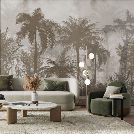 Papier peint panoramique - Forêt tropicale - 130 cm x 87 cm (1/4)