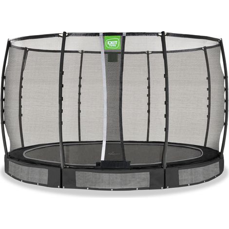 EXIT Allure Premium Bodentrampolin ø366cm - schwarz