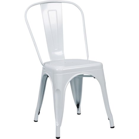 Silla Apilable Industrial de Acero 45x45x85cm Thinia Home (1/4)