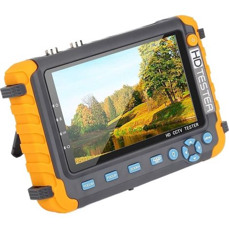 Testeur de vidéosurveillance prenant en charge la caméra IP Testeur De Caméra De Vidéosurveillance IV8W 8MP AHD/CVI/TVI HD, Testeur De Caméra Coaxiale, Entrée VGA, Moniteur LCD TFT 5 Pouces, Testeur V (1/5)