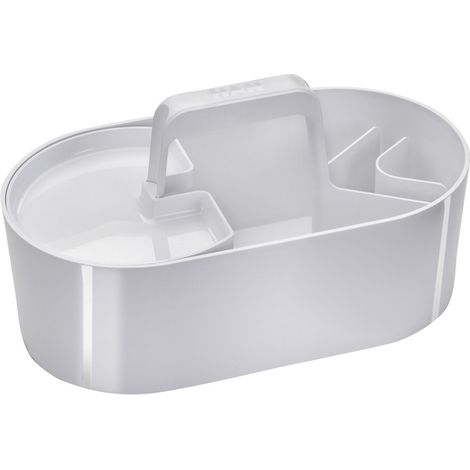 HAN HA-1200-12 Cassetta degli attrezzi Loft Mobile Organizer Biancaneve 4 scomparti con scomparto estraibile Biancaneve (1/5)