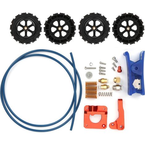 Kit d'extrusion MK8, tube PTFE, ressort, lame de coupe, pièces de quincaillerie, outils pour imprimante 3D (1/5)