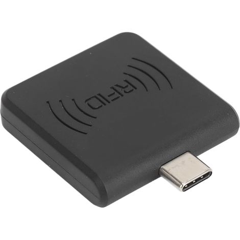Lecteur RFID Lecteur de Carte IC de Type C 13,56 MHz, Lecture de Fréquence 13,56 MHz Lecteur de Contrôle D'accès de Carte IC USB C Lecteur de Carte de Téléphone Portable pour (1/5)