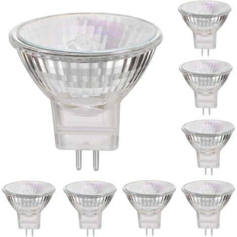 MR11 12V 35W lampes halogènes GU4 base spot 2800K blanc chaud, dimmable ,pack de 8 (1/5)