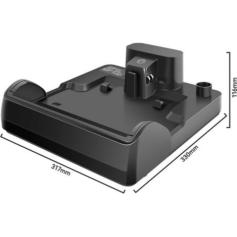 Ladebasis und Ladestation für die kabellosen Bodenreinigungsmaschinen Dreame H20/H30 mit Einzelwalzenbürste (1/4)