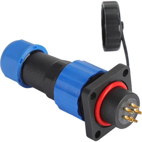 SP165 IP68 wasserdichter industrieller elektrischer Steckverbinder, 5-poliger quadratischer Luftfahrtstecker, 250V 5A Klemmenadapter, staub- und wasserbeständig, für industrielle Anwendungen. (1/5)