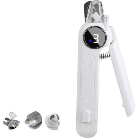 Coupe-ongles et Lime 2-en-1 pour Animaux avec Lumière LED - Toilettage Sûr et Facile (1/5)