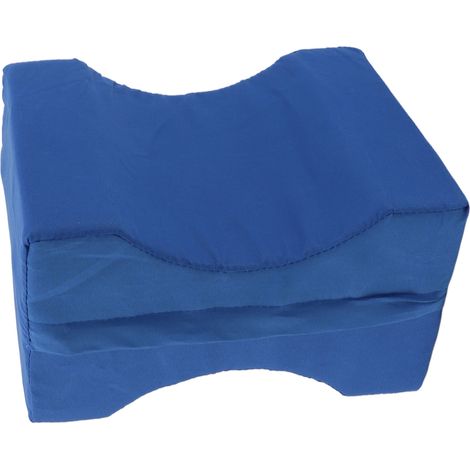 Oreiller genou pour dormeur latéral cales mollet mousse avec housse amovible soulagement douleurs hanche dos bas (1/5)