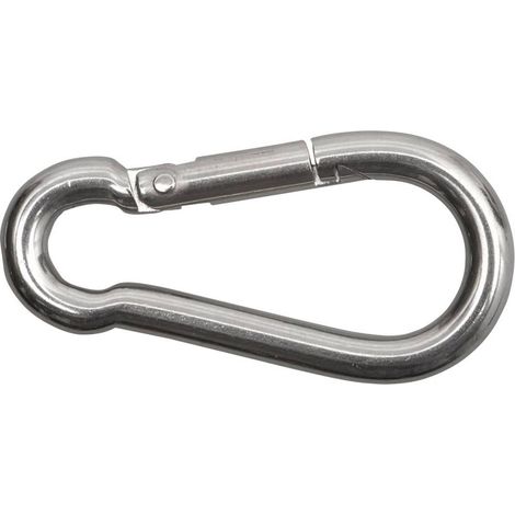 Moschettone Acciaio inox A2 SWG 680 304 006 80 (L x L) 60 mm x 6 mm