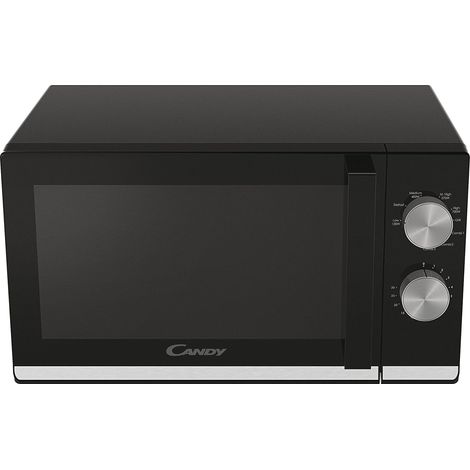 Candy Moderna Forno a Microonde con Grill, 20 Litri, 700W, 6 Livelli di Potenza, Funzione Defrost, Timer e Segnale di Fine Cottura, App hOn, Libera Installazione, 45,2 x 36 x 26,2 cm, Nero - CMG20TNMB (1/5)