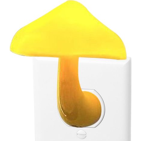 Veilleuse Champignon Enfichable Décoration LED Enfichable Avec Capteur (1/5)