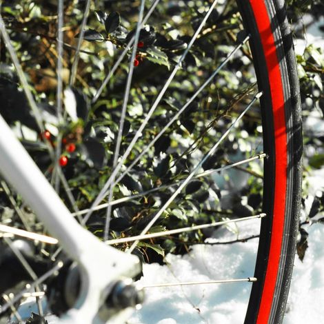 Strisce adesive cerchi bici riflettenti - 7mm x 6MT Colore - Rosso