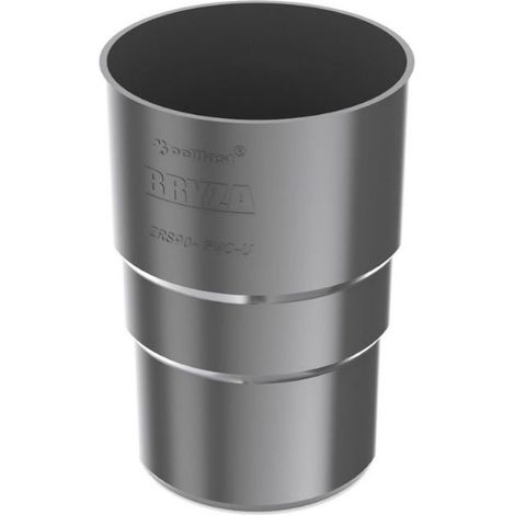 Raccord de tuyau d'évacuation 90 mm graphite - C 62-134 (1/2)