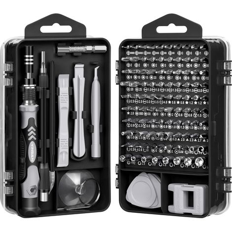 NOLUXA Kit Tournevis de Précision, Kit Mini Tournevis Magnétique, Set Outils Informatique de Réparation pour PC, Laptop, Consoles de Jeux (1/5)