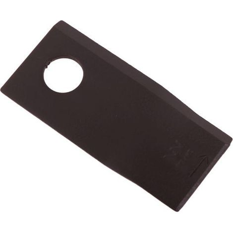Cuchilla izquierda para cortacésped WARYŃSKI 106x48x4 mm, orificio de 19 mm, aplicación 122329 Fella, 25 piezas (1/3)