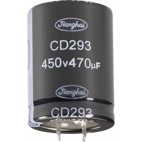 Condensatore elettrolitico Jianghai ECS1EBZ223MT6P23040 10 mm 22000 µF 25 V 20 % (Ø x A) 30 mm x 40 mm 1 pz. Snap-In