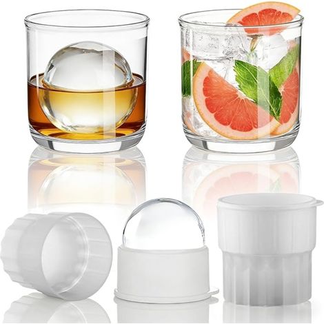 Whisky Glasses Plastic PET Transparent for Scotch, Cocktail, Cognac, Vodka, Liquor (1/5)