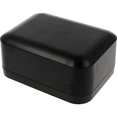 Hammond Electronics 1556EABK Universal-Gehäuse 160 x 120 x 70 ABS Kunststoff flammhemmend Schwarz (1/4)